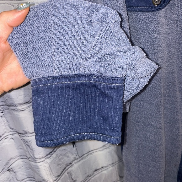 NWT Free People Ruby Shacket - Navy/Oceana Blue - Oversized - XS & Medium - Picture 10 of 17